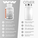 WFN Approved Vegan Creapure Creatine Capsules - 180 Count