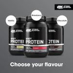 Optimum Nutrition Strawberry Whey Protein Powder, 22g Protein