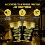 Vegan Creatine Monohydrate Capsules - 5200mg 120 Tablets