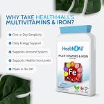 Health4All One-a-Day Multivitamins & Iron Tablets
