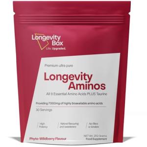 Longevity Box Amino Acids Powder - Wildberry Flavor
