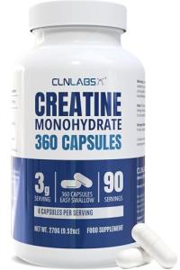CLN Labs Creatine Monohydrate Capsules - 360 Count
