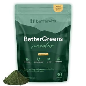 Bettervits BetterGreens Powder - Super Greens for Vitality