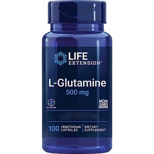 Life Extension L-Glutamine 500mg - 100 Vegan Caps