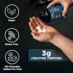 Kinetica Chewable Creapure® Creatine Tablets - Lemon