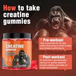 Creatine Gummies with BCAAs for Workout Support