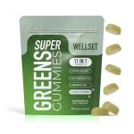 WELLSET Super Greens Gummies - 8 Botanicals & Probiotics