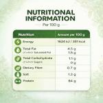 Vegan Pea Protein Isolate Powder 1 kg 84% Protein