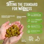 WELLSET Super Greens Gummies - 8 Botanicals & Probiotics