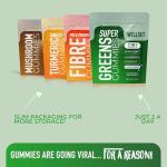 WELLSET Super Greens Gummies - 8 Botanicals & Probiotics