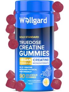 Wellgard Vegan Creatine Gummies - 3000mg, 90 Count