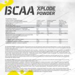 OLIMP BCAA Xplode Recovery and Energy, Lemon Flavor