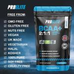 Vegan BCAA Capsules 3000mg - Energy Boosting Blend