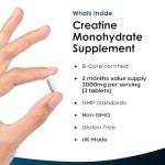 3000mg Creatine Monohydrate Tablets - 180 Count