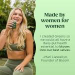 Bloom Super Greens Citrus Powder for Gut Health