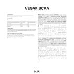 Vegan BCAA Powder Unflavoured - 500g