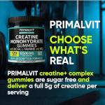 120 Sugar-Free Creatine Gummies for Energy Boost