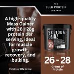 SERIOUS GAINZ Chocolate Whey Protein Powder - 5kg