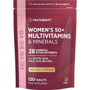 Multivitamins for Women 50+ | 120 Vegan Tablets