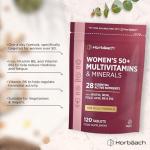 Multivitamins for Women 50+ | 120 Vegan Tablets