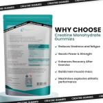Blueberry Creatine Monohydrate Gummies for Muscle Growth