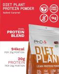 PhD Nutrition Vegan Protein Powder 1kg Caramel