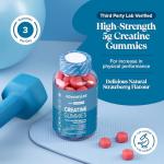 High Strength Creatine Gummies - 5000mg Monohydrate