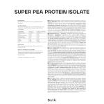 Vegan Coconut Pea Protein Isolate Powder, 1 kg