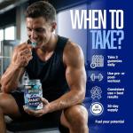 Warrior Vegan Creatine Gummies - Blue Razz Flavor