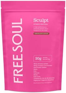 Free Soul Sculpt Protein Powder - 20g Protein, Chocolate