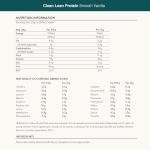 Nuzest Clean Lean Vegan Protein Powder - Vanilla