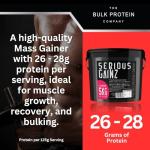 SERIOUS GAINZ Whey Protein Powder, 30g Protein, 5kg