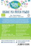 Organic Pea Protein Powder - 1kg, 80% Vegan