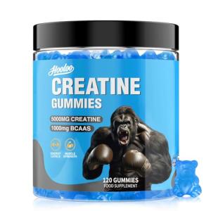 Creatine Gummies 5000mg with BCAAs - Blueberry Flavor