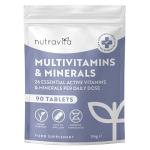 Vegan Multivitamin Tablets for Active Lifestyles - 90 Count