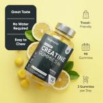 Vegan Creatine Monohydrate Gummies - 3000 mg 90 Count