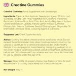 Vegan Creatine Monohydrate Gummies - 3000 mg 90 Count