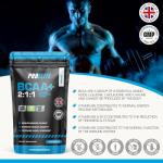 BCAA 3000mg Vegan Capsules with Vitamin B12 & B6