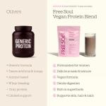 Free Soul Vegan Protein Powder for Women - Chocolate