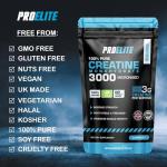 Vegan Creatine Monohydrate Capsules - 3000mg, 360 Count