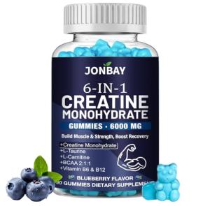 Blueberry Creatine Gummies 6000MG for Strength
