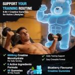Blueberry Creatine Gummies 6000MG for Strength