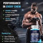 Blueberry Creatine Gummies 6000MG for Strength