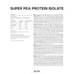 Vegan Banana Pea Protein Isolate Powder, 1 kg