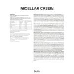 Vanilla Micellar Casein Protein Powder 500g