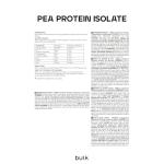 Vegan Vanilla Pea Protein Isolate Powder, 1 kg