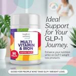 Easy-to-Swallow Multivitamin & Iron Tablets (180)