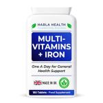 Multivitamin Tablets with Iron - 180 Count