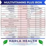 Multivitamin Tablets with Iron - 180 Count