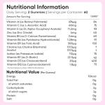 High Strength Vegetarian Chewable Multivitamin Gummies